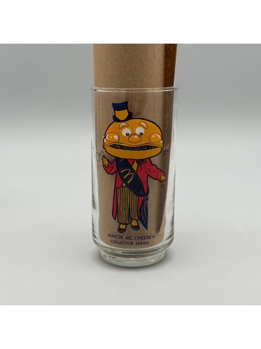 Mayor McCheese Collector Series Glass Vintage McDonalds 1970s Character